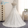 2017 Beading Pearls Sequined Two Pieces Wedding Dress